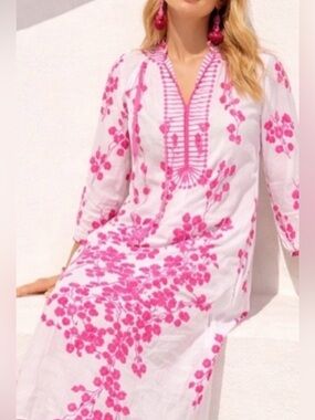 Ro's Garden Embroidered Clorinda Kaftan